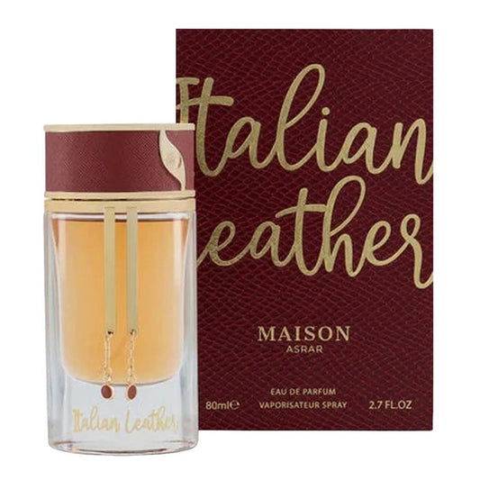 Maison Asrar Italian Leather Eau De Parfum 80ml Spray