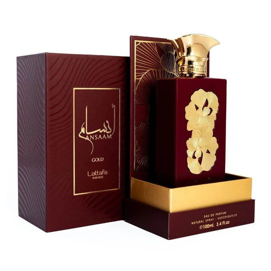 Lattafa Ansaam Gold Eau De Parfum 100ml Spray Jag Couture London - New York