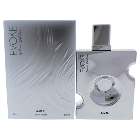 Ajmal Evoke Eau De Parfum Silver Edition 90ml Spray