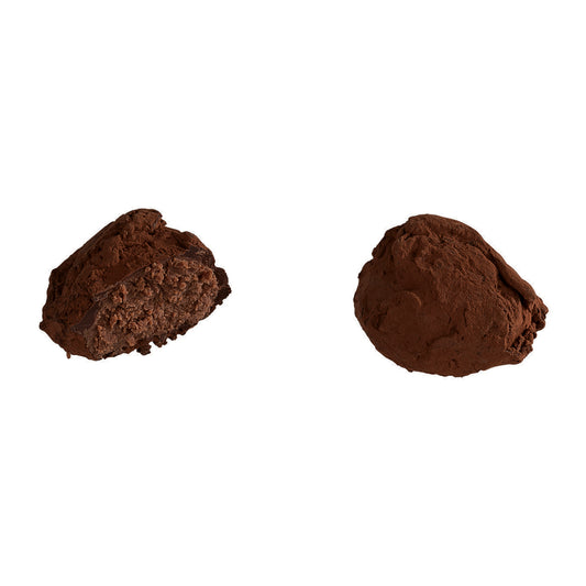 77% truffle - dark cacao dusted truffle with dark chocolate filling 13g