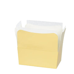 750g matt gold ballotin (with glassine liners) 155 x 93 x 62 Jag Couture London - New York