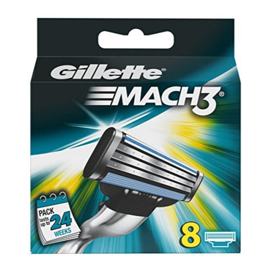 Gillette Mach3 Refill 8 Units Jag Couture London - New York