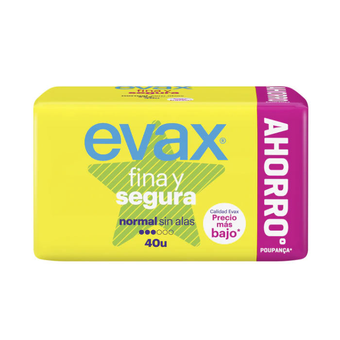 Evax Fina &amp; Segura Normal Sanitary Towels 40 Units