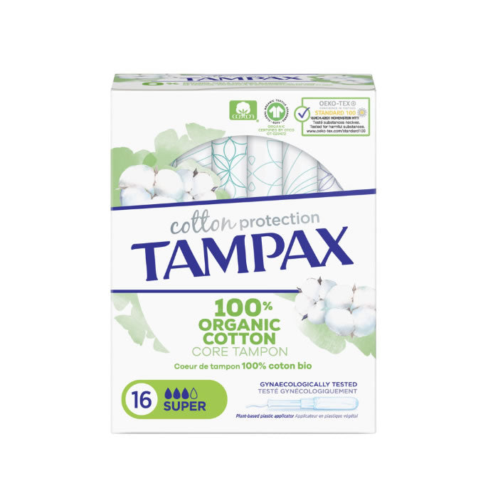 Tampax Organic Super Tampon 16 Units