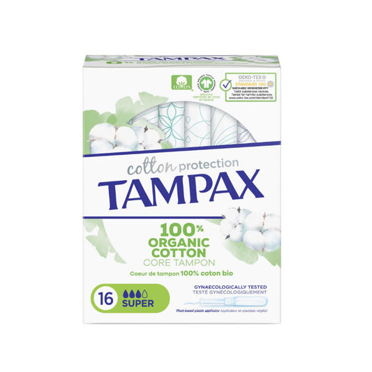 Tampax Organic Super Tampon 16 Units