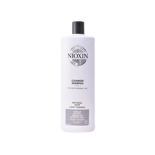 Nioxin System 1 Shampoo Volumizing Weak Fine Hair 1000ml Jag Couture London - New York