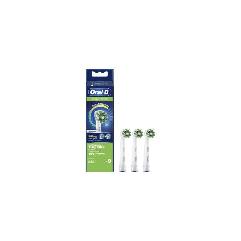 Oral B Cross Action Replacement 3 Heads