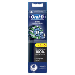 Oral-B Pro Cross Action Black  Refill 6 Units Jag Couture London - New York