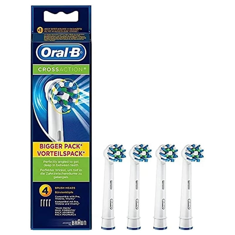 Oral-B Pro Cross Action Refill 4 Units Jag Couture London - New York
