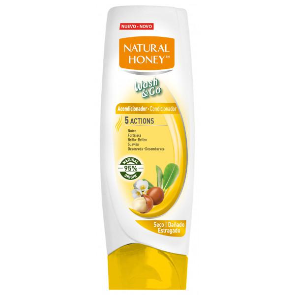 Natural Honey Wash y Go Acondicionador Seco 330ml