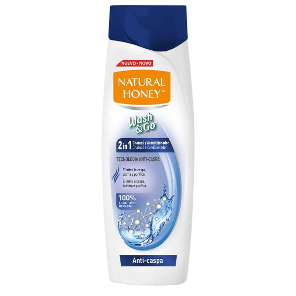 Natural Honey Wash y Go 2 En 1 Champú y Acondicionador 330ml