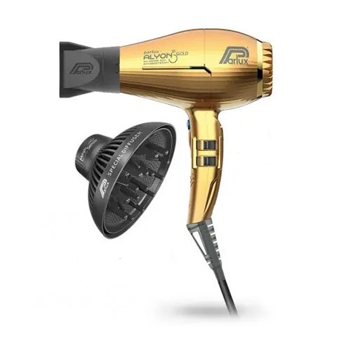 Parlux Hair Dryer Alyon Gold + Diffuser