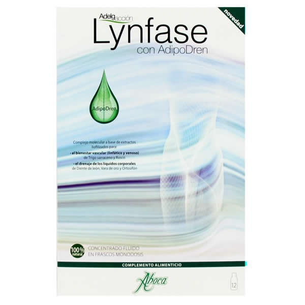 Aboca Lynfase With Adipodren 12 Monodose