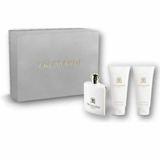 Trussardi Donna Eau De Perfume Spray 100ml Set 3 Pieces