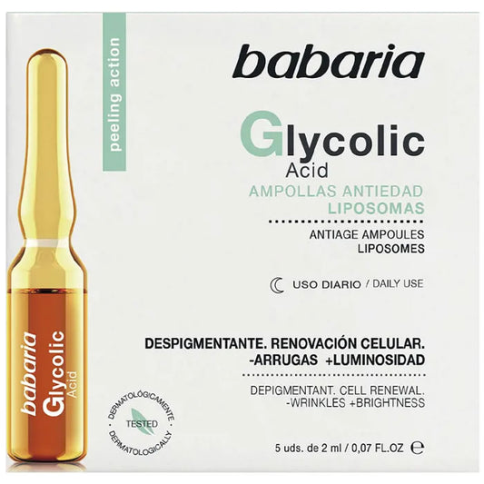 Babaria Glycolic Acid Cell Renewal Ampoules 5 X 2ml