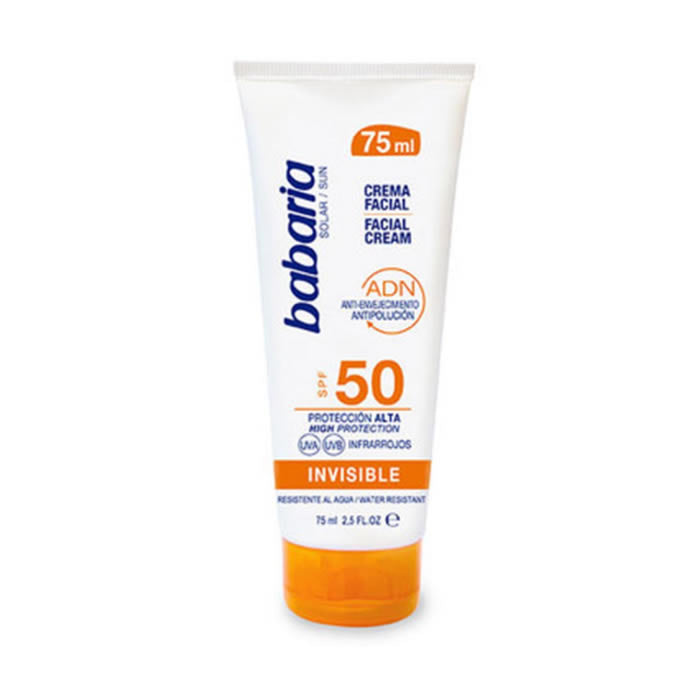 Babaria Facial Cream Invisible Spf50 75ml