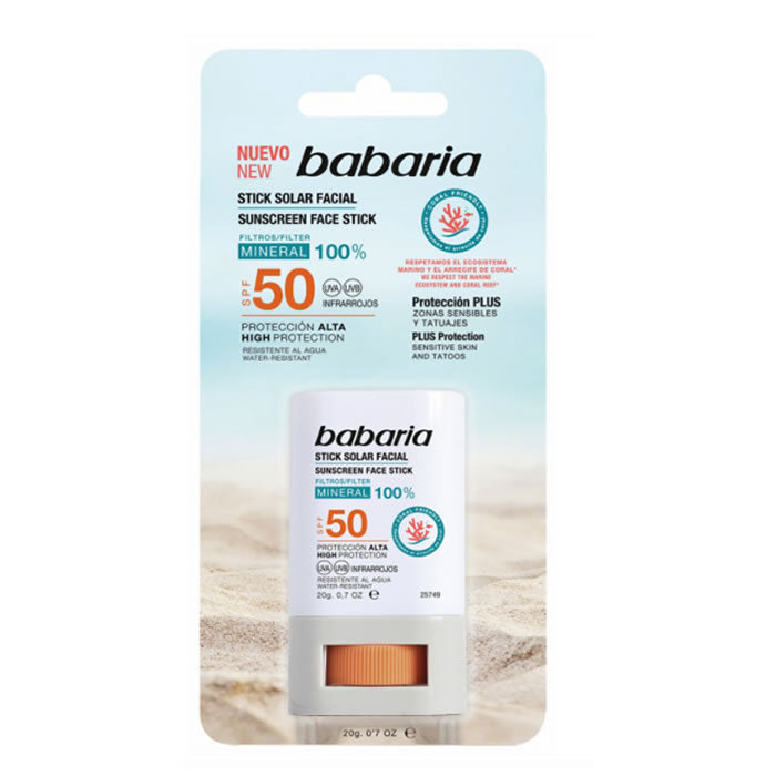 Babaria Sunscreen Face Stick Spf50 20g