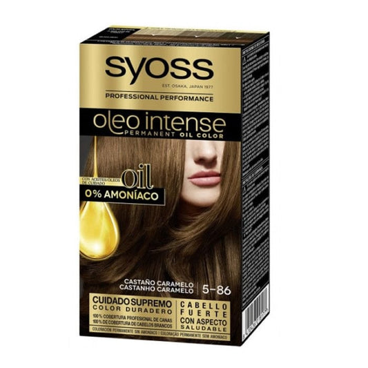 Syoss Oleo Intense Permanent Hair Color 5-86 Caramel Brown