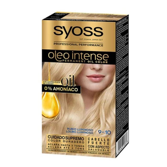 Syoss Oleo Intense Permanent Hair Color 9-10 Luminous Blonde