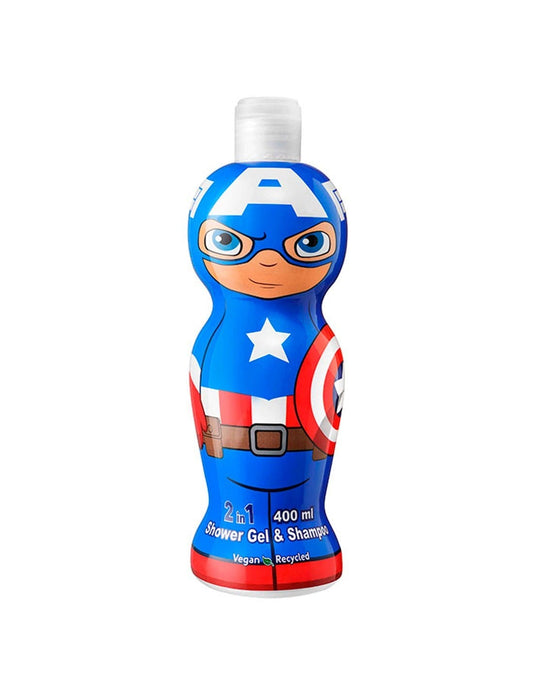 Marvel Air-Val Capitan America Gel y Champu 1d400