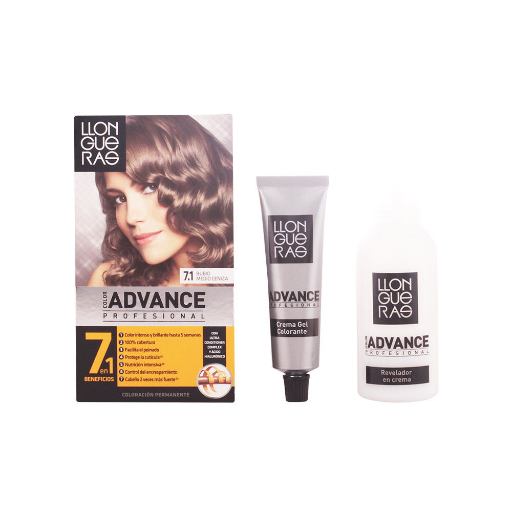 Llongueras Color Advance Hair Colour 071 Ash Blonde