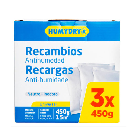 Humydry Anti-humidity Refills 3x450g