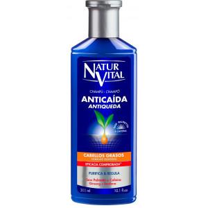 Naturvital Champú Anticaída Cabello Graso 300 100ml