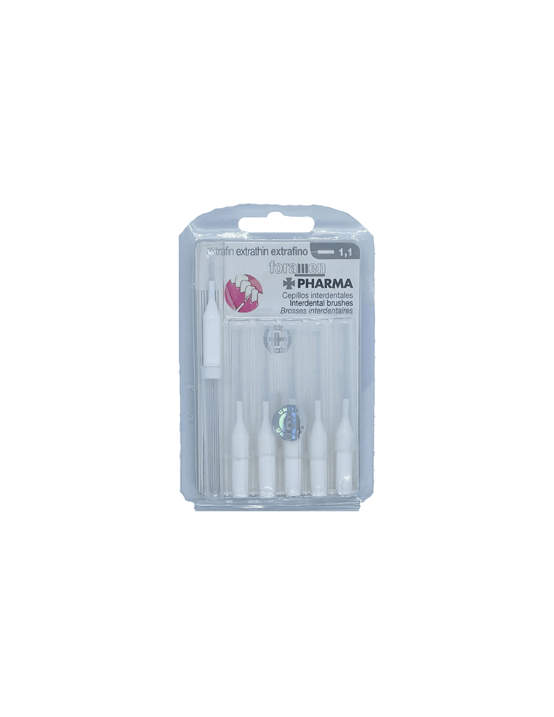 Foramen Cepillo Interdental Extrafino 1,1 6uds