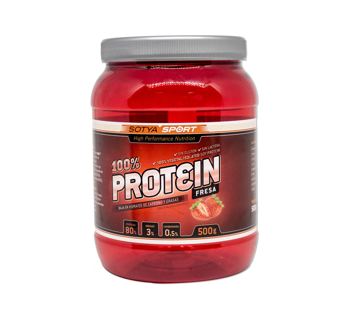 Sotya Proteina Soja 100 Fresa 500g