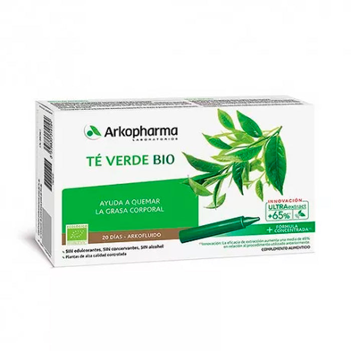 Arkopharma Arkofluido Green Tea 20 Ampoules