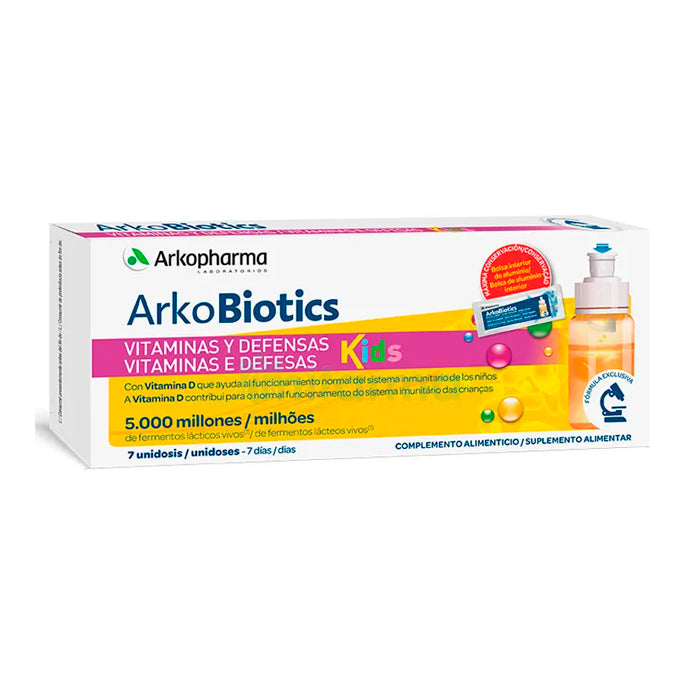 Arkopharma Arkobiotics Vitamin &amp; Defence Children 7 Doses