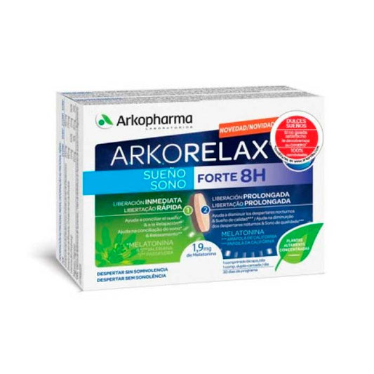 Arkopharma Arkorelax Sleep Insomnia 30 Tablets