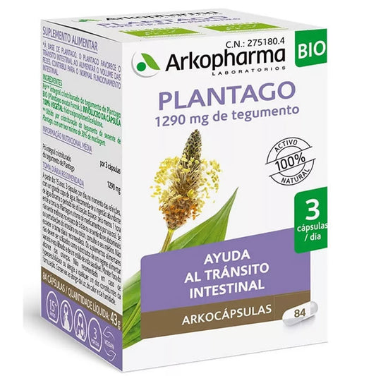 Arkopharma Plantago Arkocapsulas 84 Capsules