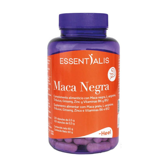 Essentialis Heel Black Maca 120 Capsules