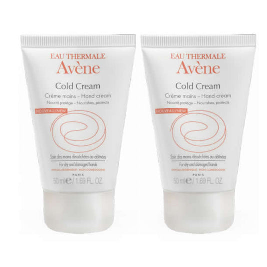 Avene Pack Cold Cream Hand Cream 2x50ml