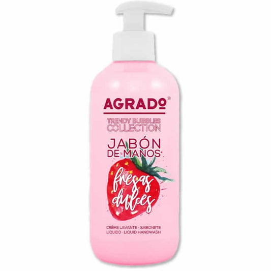 Agrado Trendy Bubbles Collection Liquid Handwash Fresas Dulces 300ml