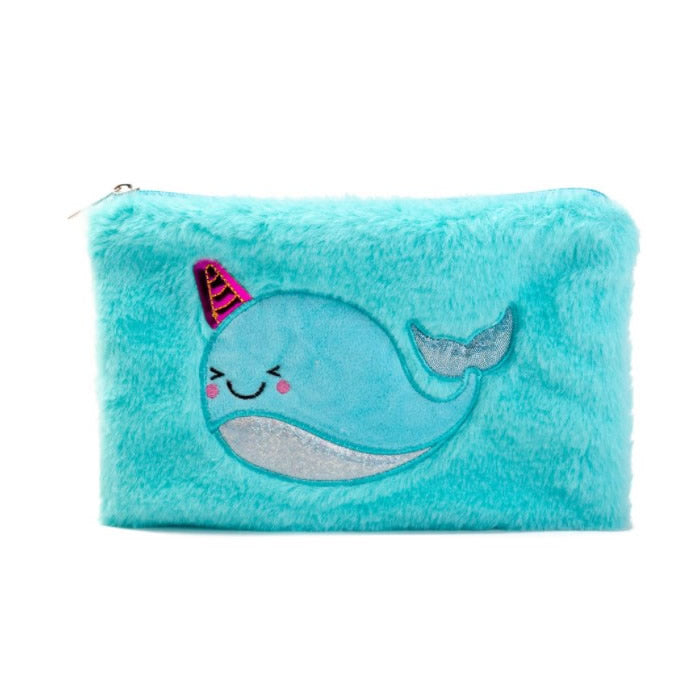 Inca Whale Pompom Case