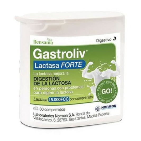 Bensania Gastroliv Lactase Forte 30 Tablets