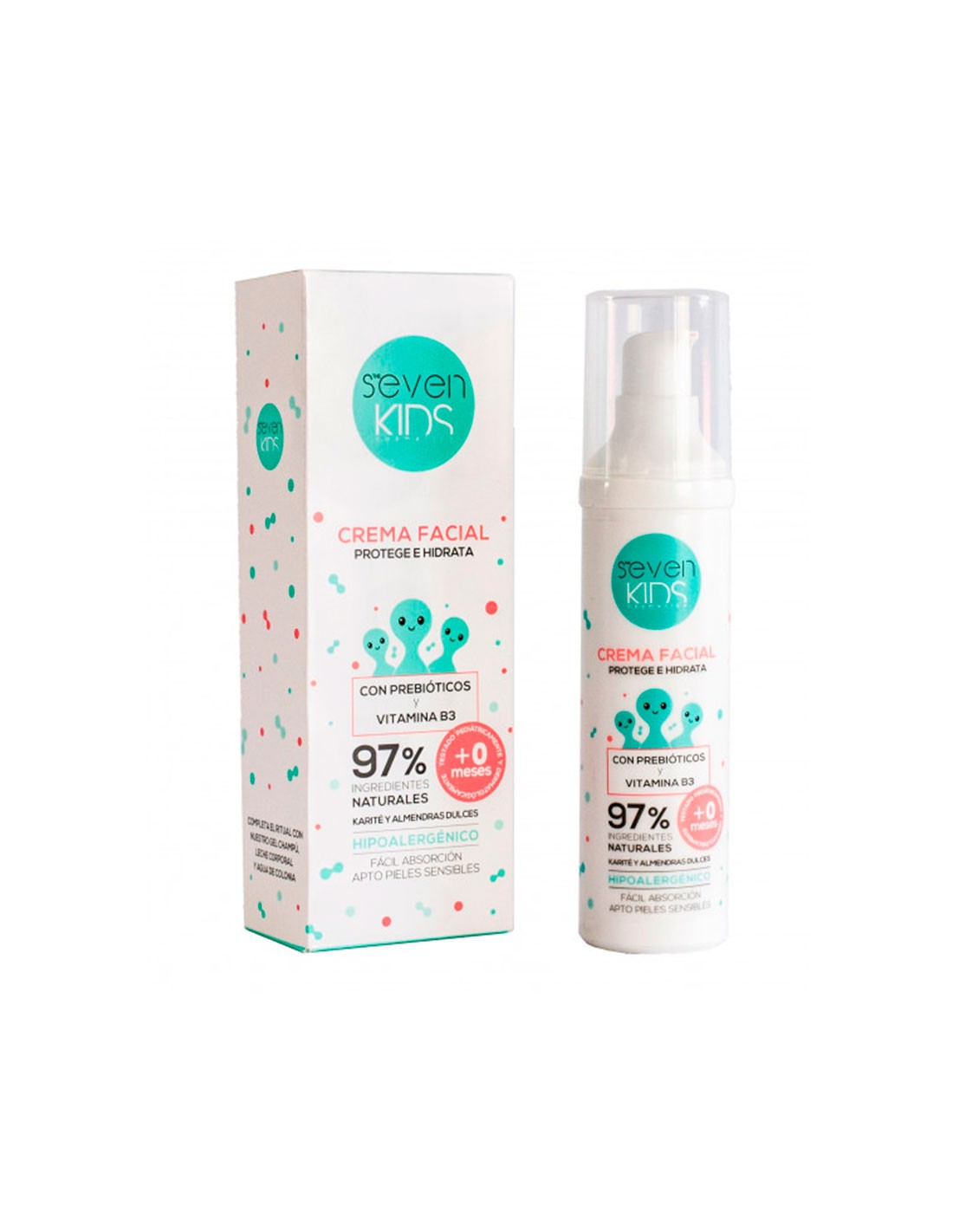 Schwarzkopf Seven Kids Cr Facial 50 Prebioticos y B3