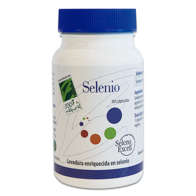 100%natura Selenio 90 Cap