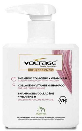 Voltage Cosmetics Colágeno Vitamina H Champú 500ml