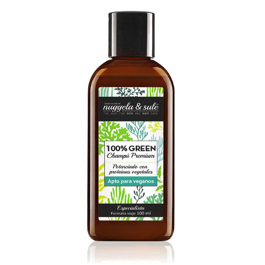 Nuggela &amp; Sulé 100% Green Shampoo Suitable Vegans 100ml
