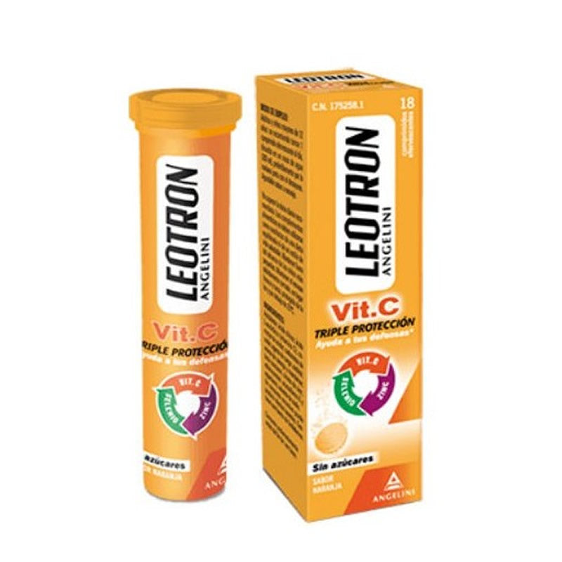 Leotron Vitamin C 18 Effervescent Tablets Jag Couture London - New York