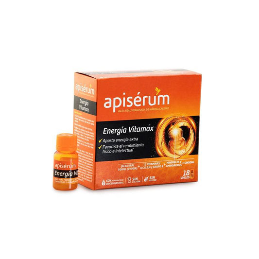 Apisérum Apiserum Energia Vitamax 18 Vials