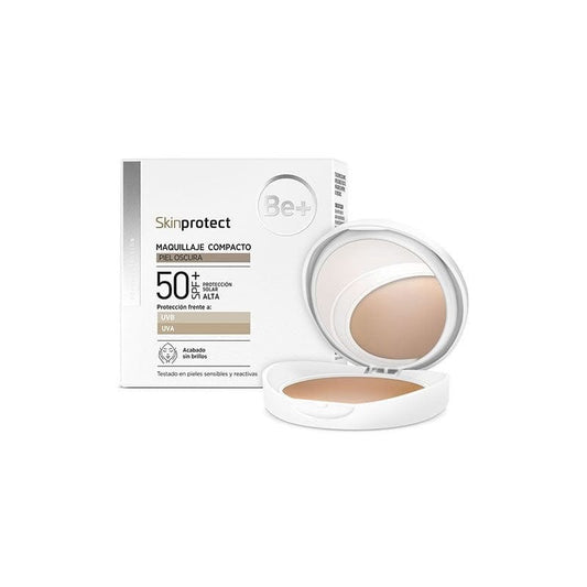 BE+ Skin Protect Compact Makeup Dark Skin SPF50