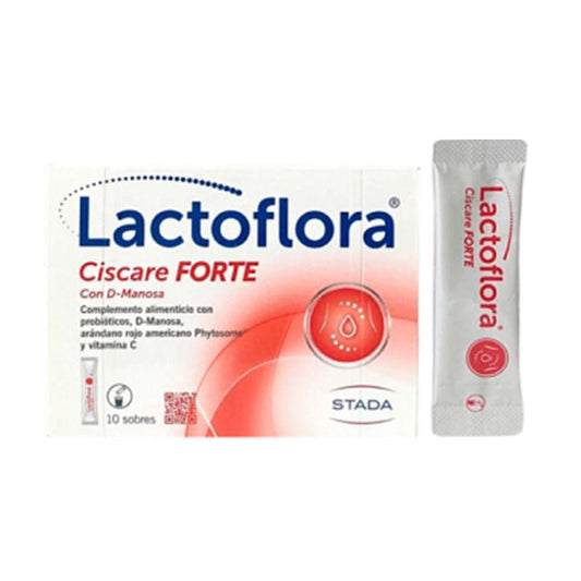 Lactoflora Ciscare Forte 10 Sachets with D-Mannose and Probiotics