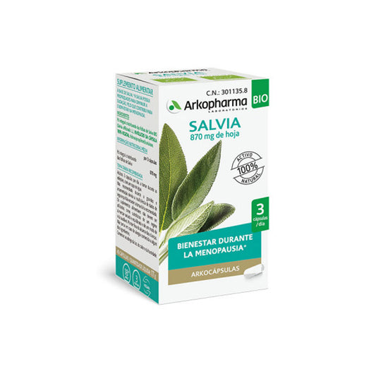 Arkopharma Arkocapsulas Sage 45 Capsules