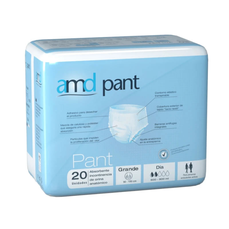 Amd Absorbent Day Pant Panty Liner Large Size 40U