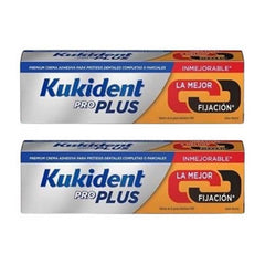 Kukident Twin Pack Expert Pro Plus 2x40g