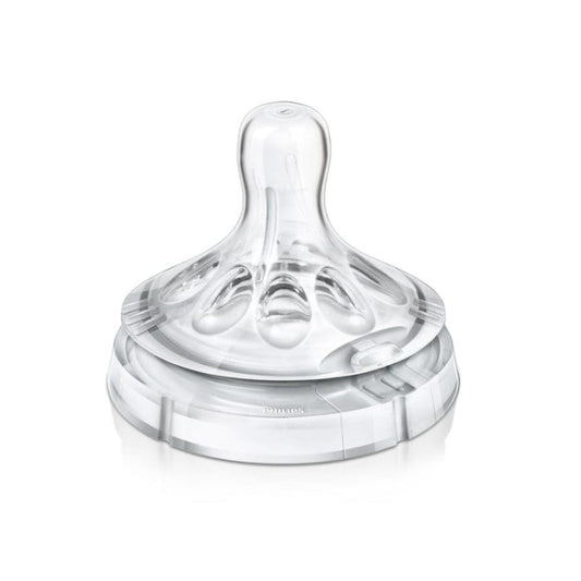 Avent Natural Nipple Slow Flow Scf65227 1m+  2 Units